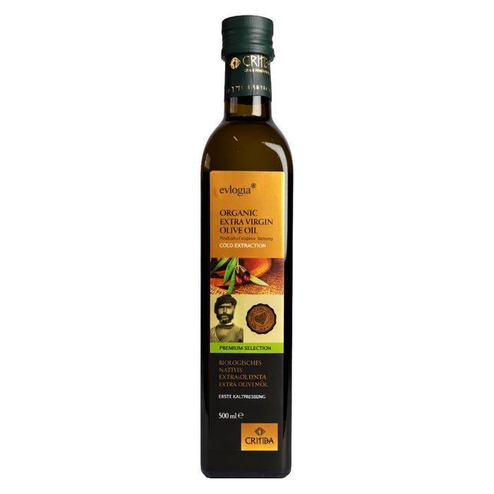 Critida Greek premium Organic Extra Virgin Olive Oil - Bottle 500ml