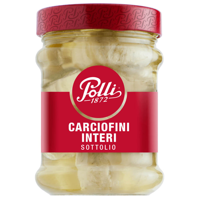 Polli Italian Whole Artichoke Hearts in Sunflower Oil 285g