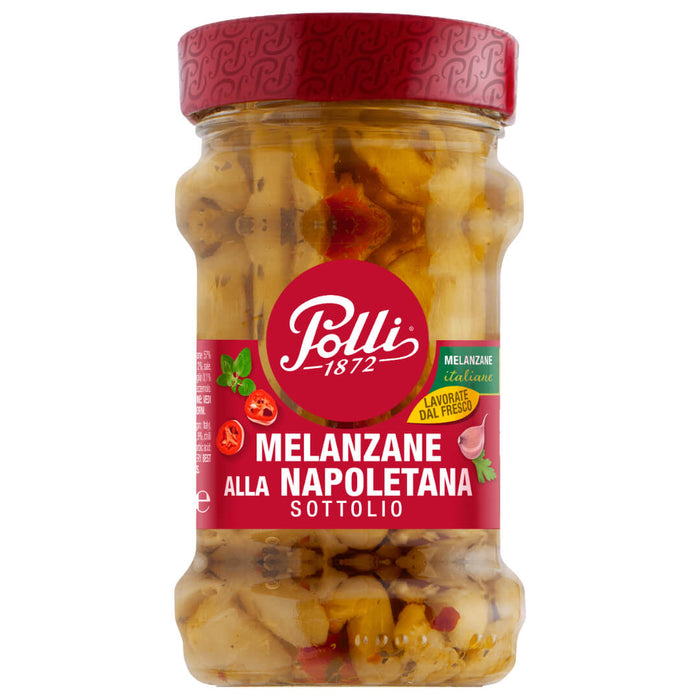 Polli Italian Eggplant Napoli style in Sunflower Oil 190g
