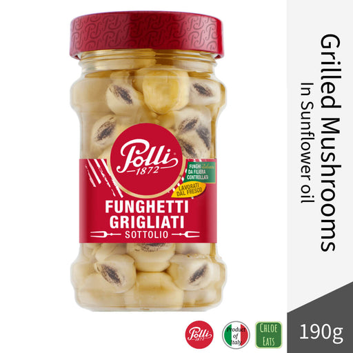 Polli Italian Grilled Mushrooms in Sunflower Oil 190g