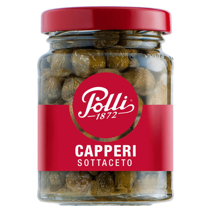 Polli Italian Capers in Wine Vinegar 100g