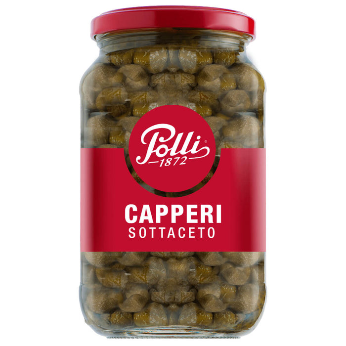 Polli Italian Capers in Wine Vinegar 565g