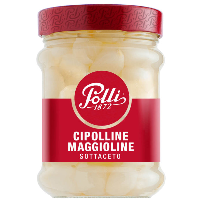 Polli Italian Silverskin Onions in Wine Vinegar 300g