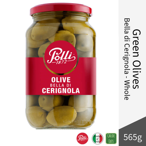 Polli Italian Green Olives Bella di Cerignola 565g
Italian variety