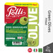 Polli Italian Green Pitted Olives 2x40g Tray