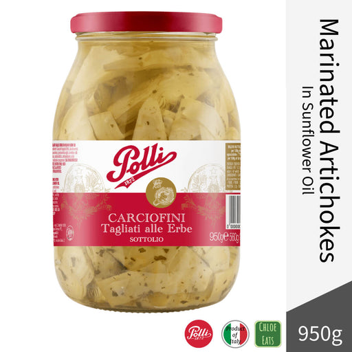 Polli Italian Marinated Artichokes in Sunflower Oil 950g