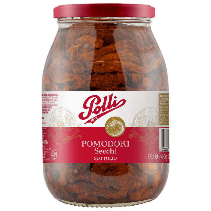 Polli Italian Sun-dried Tomatoes in Sunflower Oil 950g