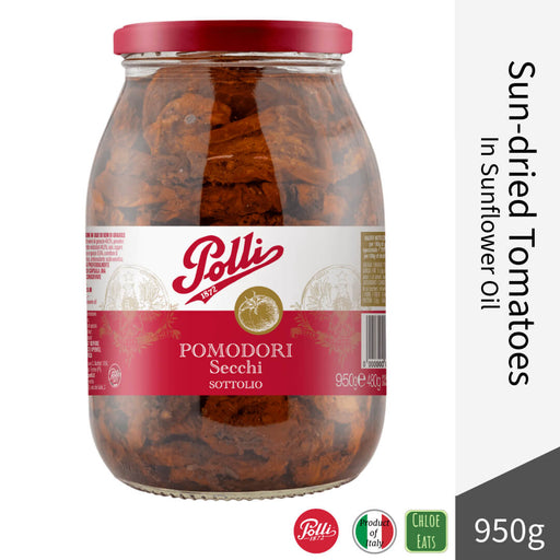 Polli Italian Sun-dried Tomatoes in Sunflower Oil 950g