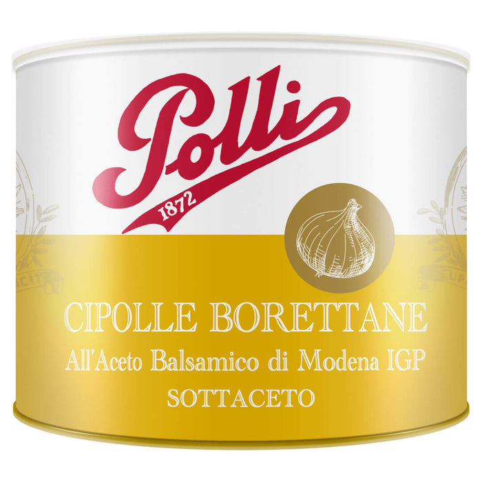 Polli Italian Borettane Onions in Balsamic Vinegar 1.85kg