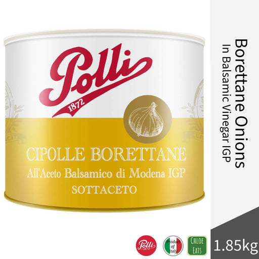 Polli Italian Borettane Onions in Balsamic Vinegar 1.85kg