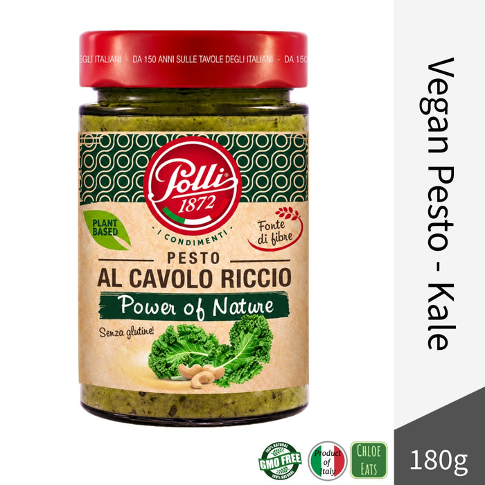 Polli Italian Vegan Pesto sauce 180g - Kale 180g