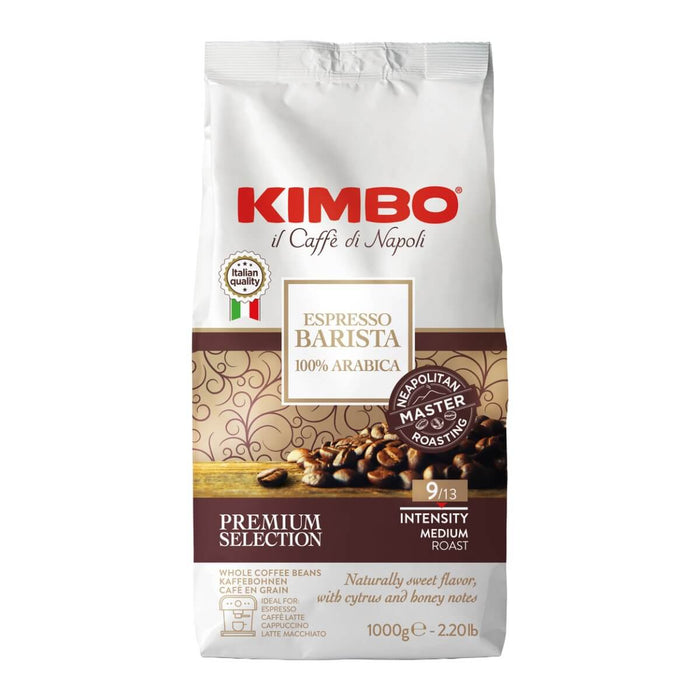 Kimbo Italian Coffee Beans - Espresso Barista 100% Arabica 1kg