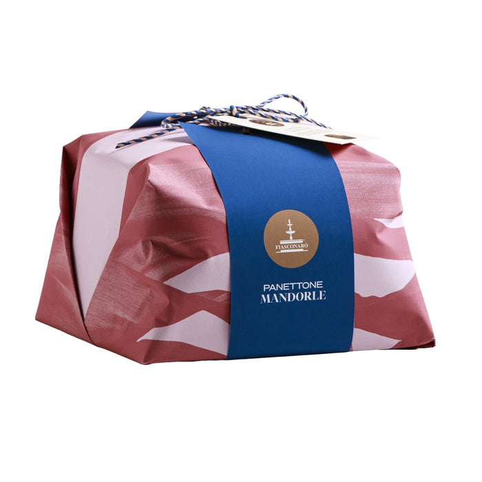 Fiasconaro Panettone - Raisins Topped with Almonds & Icing - Hand wrapped 1kg