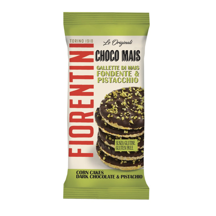 Fiorentini Italian Corn Cakes with Dark Chocolate and Pistachio Grain 72g