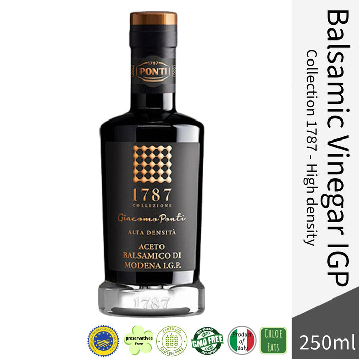 Ponti Italian Balsamic Vinegar of Modena IGP - 1787 Collection High Density 250ml
