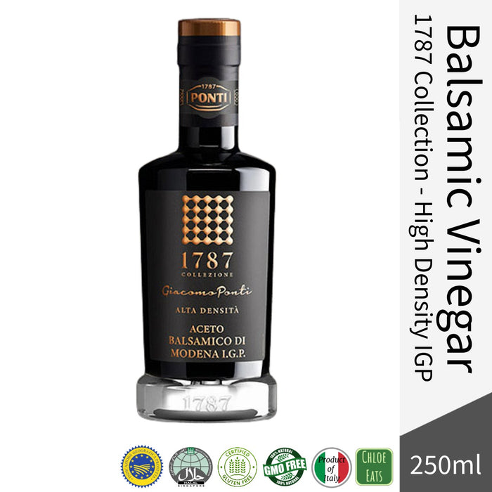 Ponti Italian Balsamic Vinegar of Modena IGP - 1787 Collection High Density 250ml