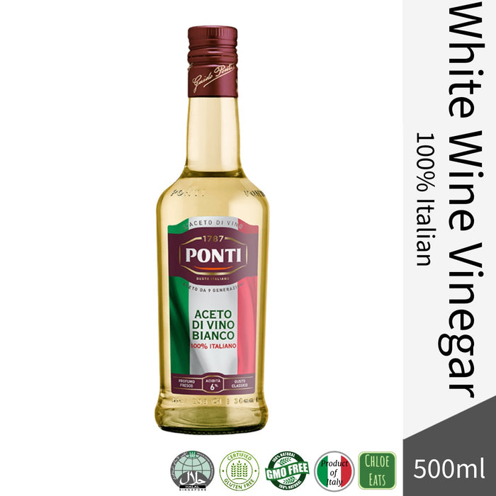 Ponti Italian White Wine Vinegar 500ml