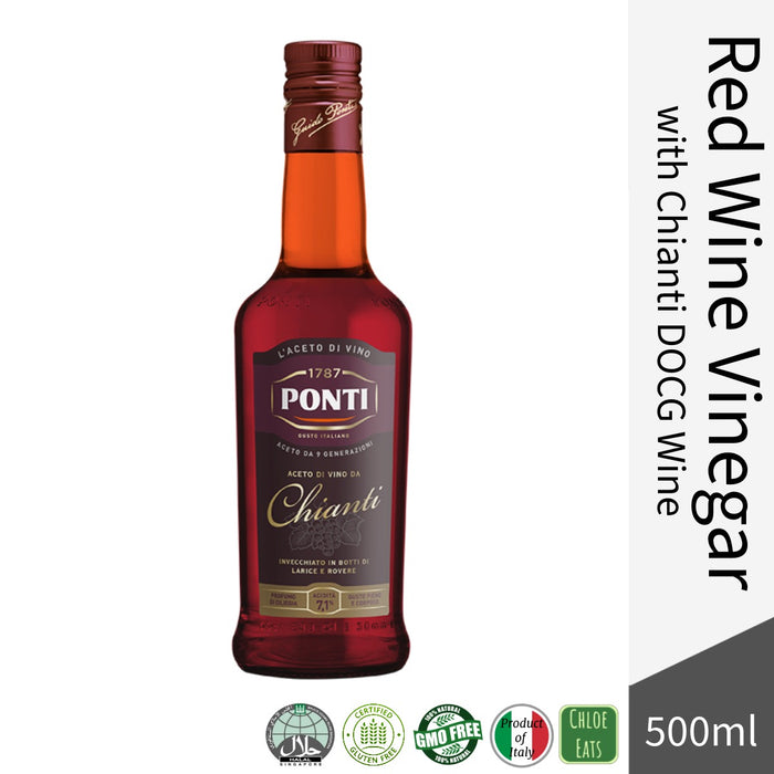 Ponti Italian Chianti Wine Vinegar 500ml