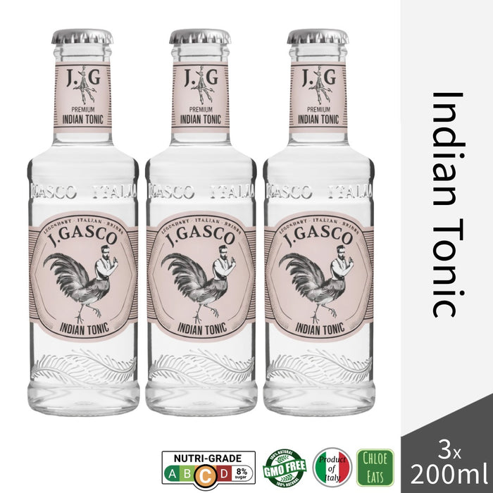 J.Gasco Italian premium Indian Tonic 3x200ml