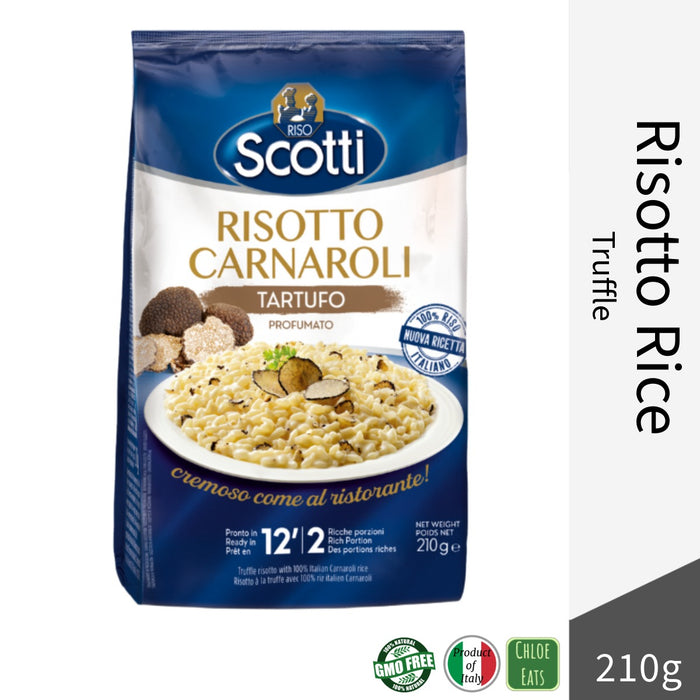 Scotti Italian Carnaroli Risotto Rice 210g - Truffle