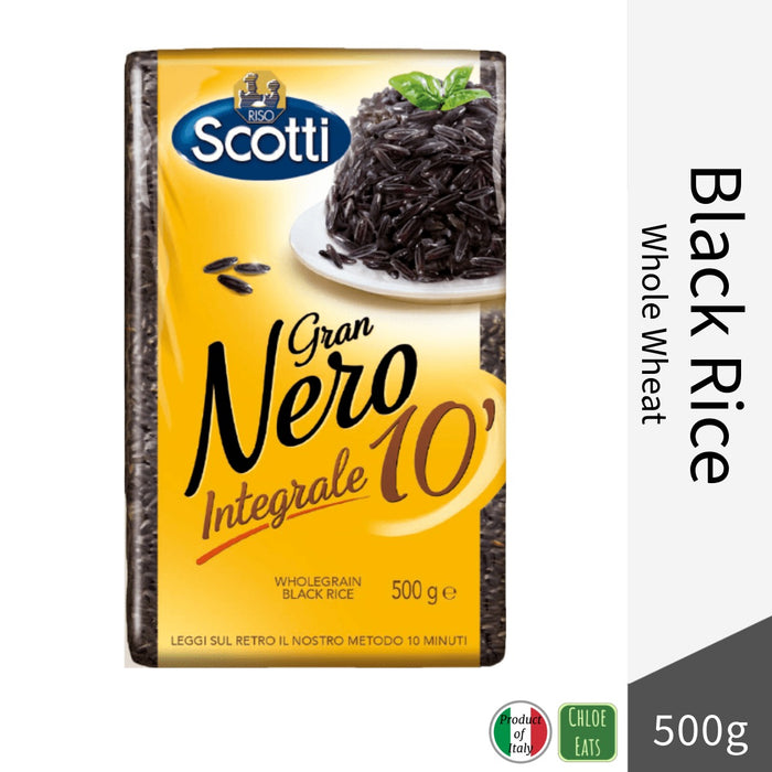 Scotti Italian Black Whole Wheat Rice 500g