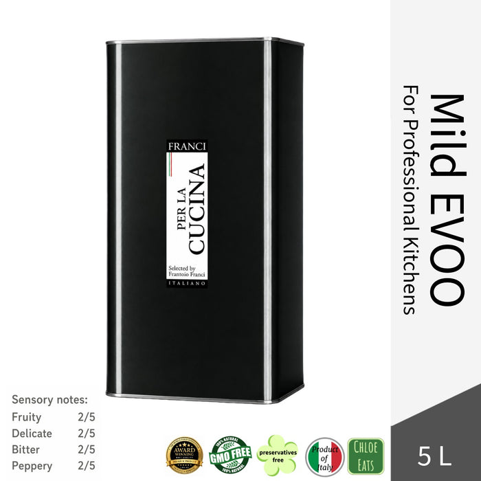 Frantoio Franci Extra Virgin Olive Oil for Professional Kitchens 5L