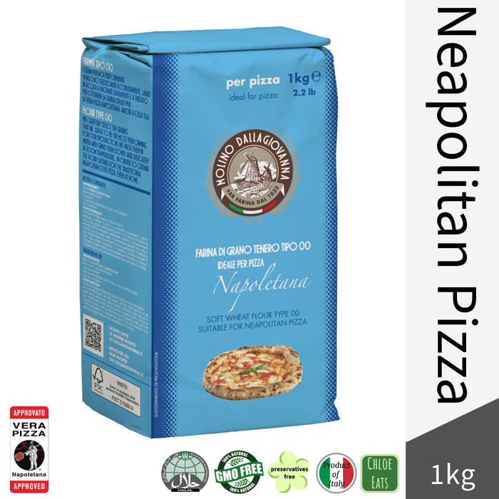 Dallagiovanna Italian Type 00 La Napoletana (W320) Pizza Flour for Neapolitan Pizza 1kg