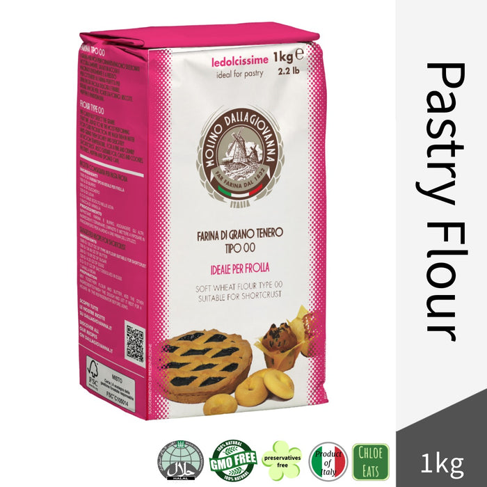 Dallagiovanna Italian Type 00 Pastry Flour for Cakes, Cookies & Pastry 1kg