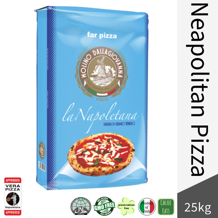 Dallagiovanna Italian Type 00 La Napoletana (W320) Pizza Flour for Neapolitan Pizza 25kg