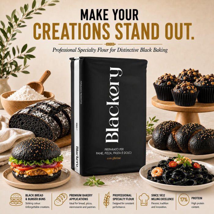 Dallagiovanna Italian Blackery Specialty Dark Baking Flour 10kg