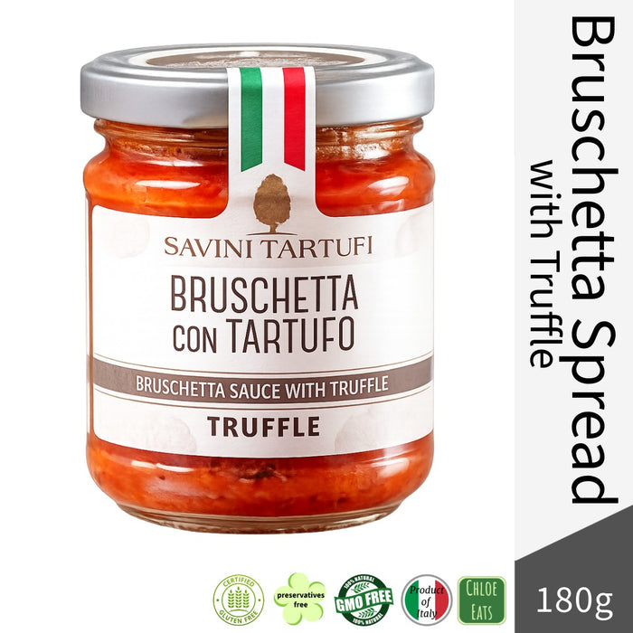 Savini Premium Italian Bruschetta Sauce with Truffle 180g