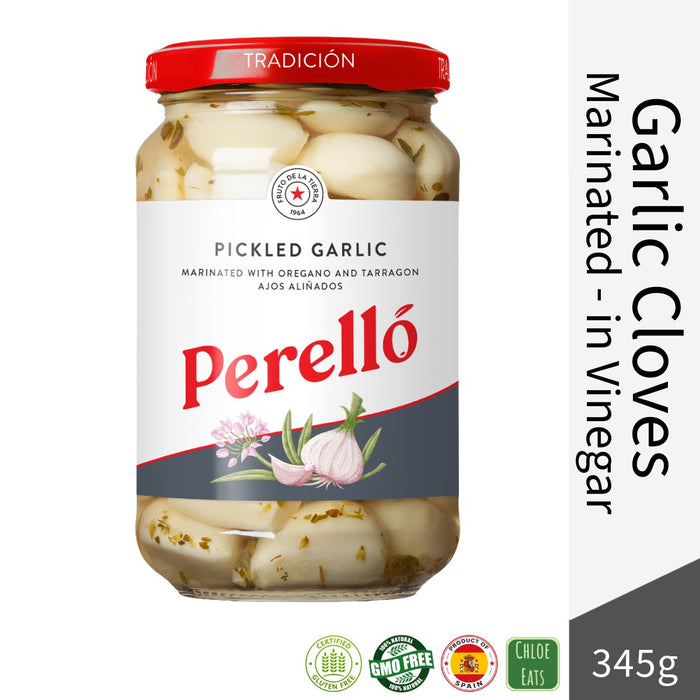 Perello Spanish Garlic Cloves in Vinegar 345g
