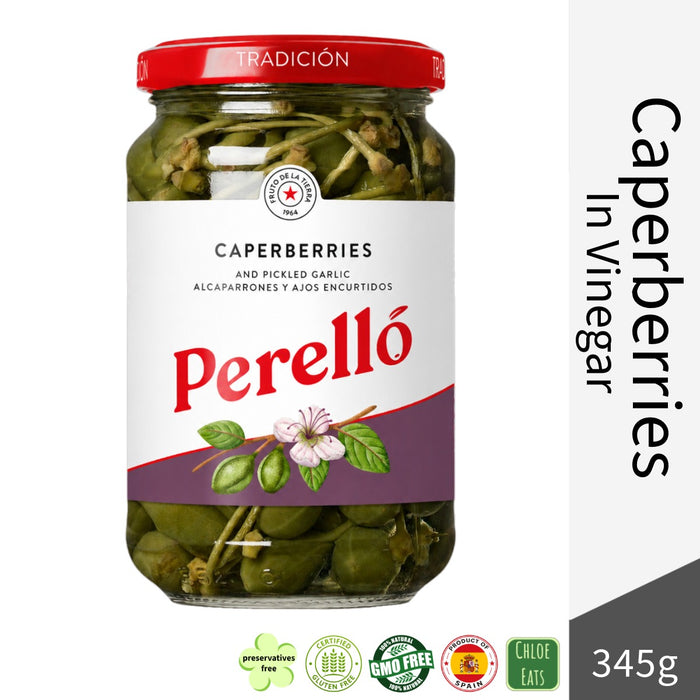 Perello Spanish Caperberries in Vinegar 345g
