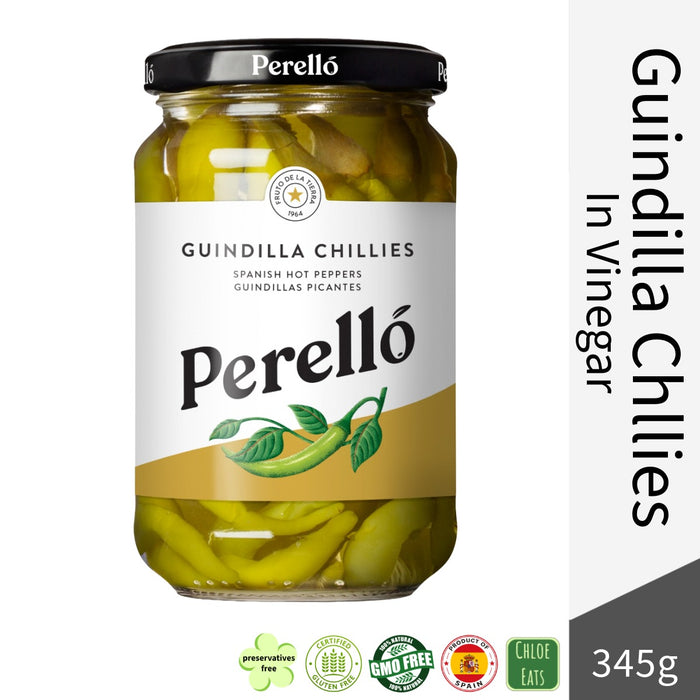 Perello Spanish Guindilla Chillies in Vinegar 345g