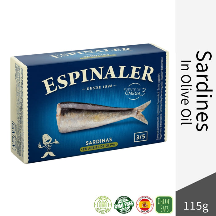 Espinaler Spanish Sardines in Olive Oil 115g