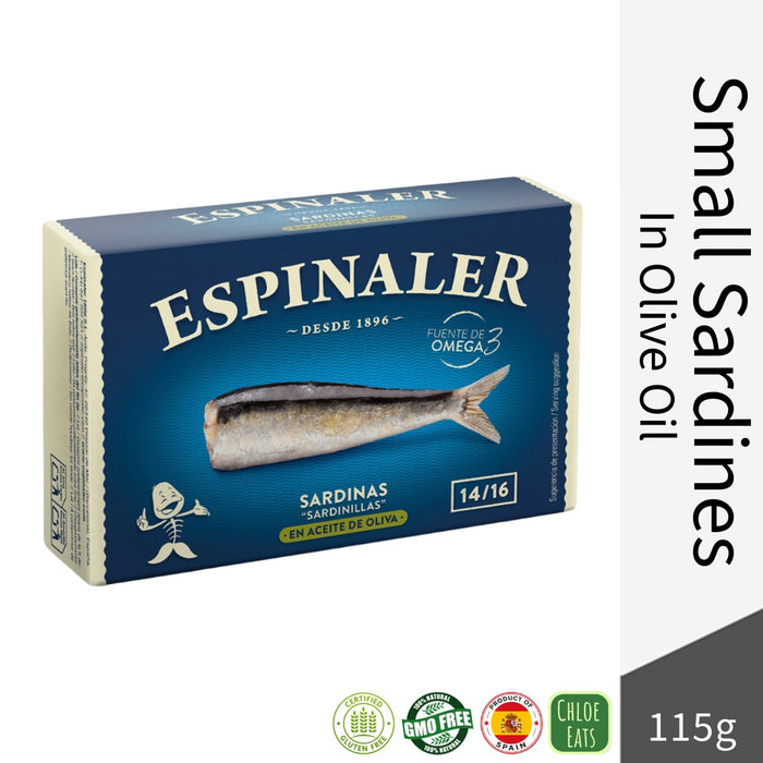 Espinaler Spanish Small Sardines in Olive Oil 115g