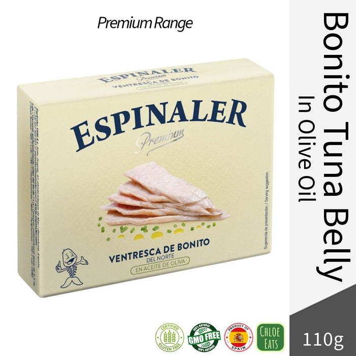 Espinaler Spanish Bonito Albacore Tuna Belly in Olive Oil 110g