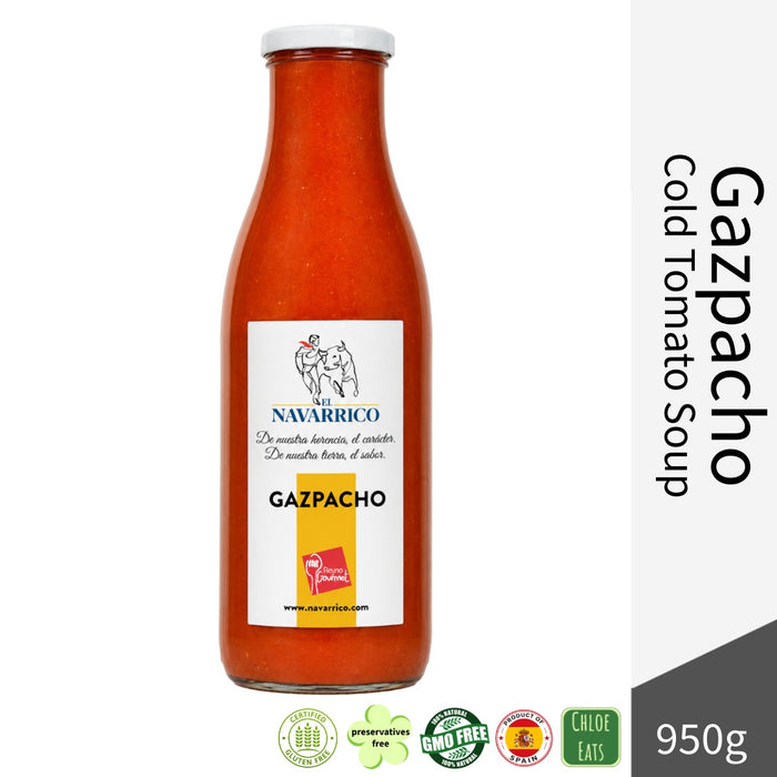 El Navarrico Spanish Gazpacho Cold Tomato Soup 950g