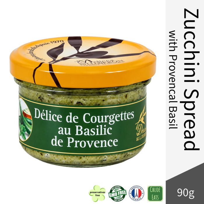 Delices du Luberon French Zucchini Spread with Provencal Basil 90g