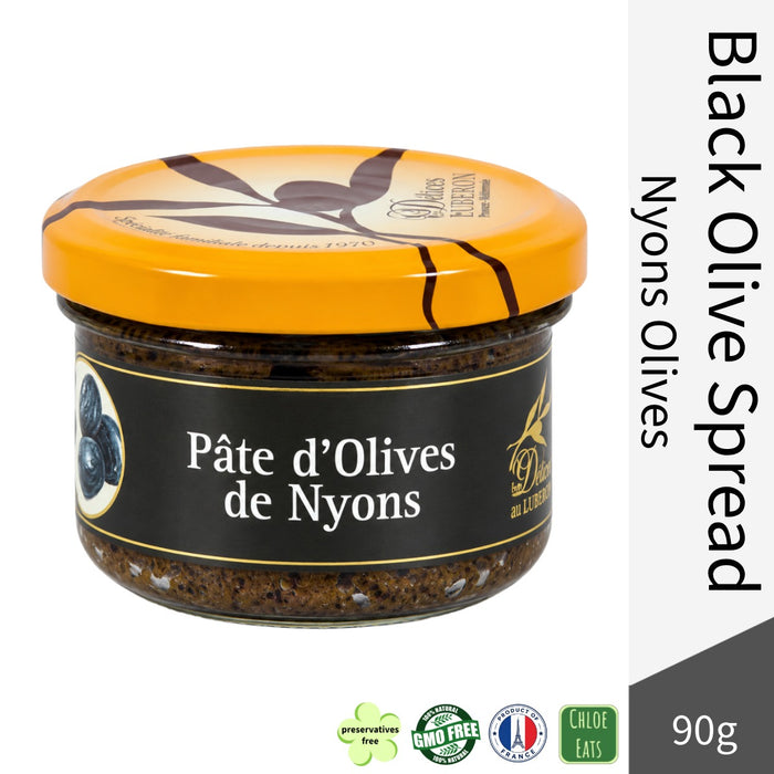 Delices du Luberon French Black Olive Spread with Nyons Olives 90g