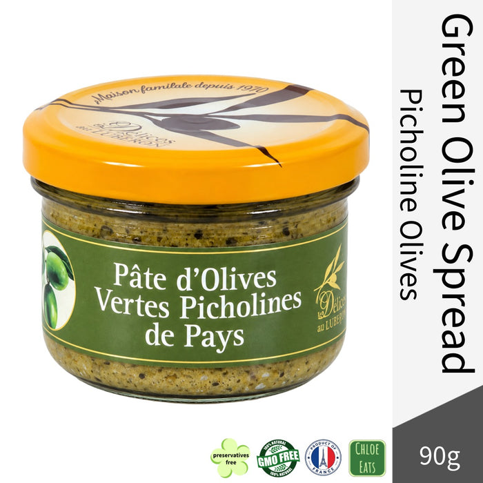 Delices du Luberon French Green Picholine Olive Spread 90g