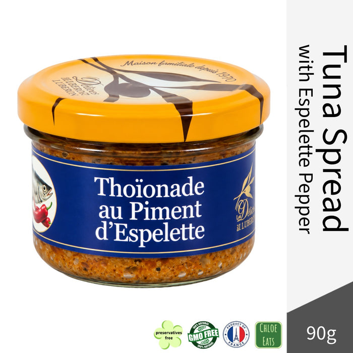 Delices du Luberon French Tuna Spread with Espelette Pepper 90g