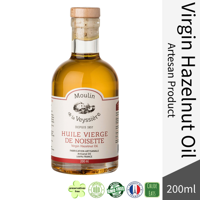 Moulin de la Veyssiere Premium French Virgin Hazelnut Oil 200ml