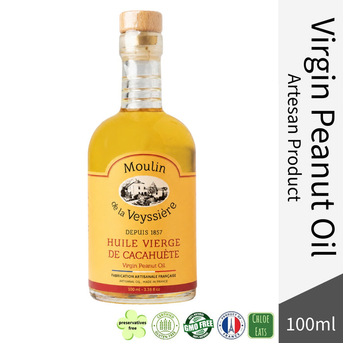 Moulin de la Veyssiere Premium French Virgin Peanut Oil 100ml