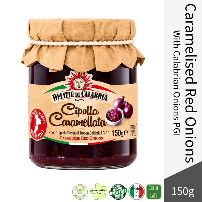 Delizie di Calabria Italian Caramelised Red Onion 150g