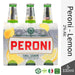 Peroni Italian Lemon Chill Beer 2% 3x330ml