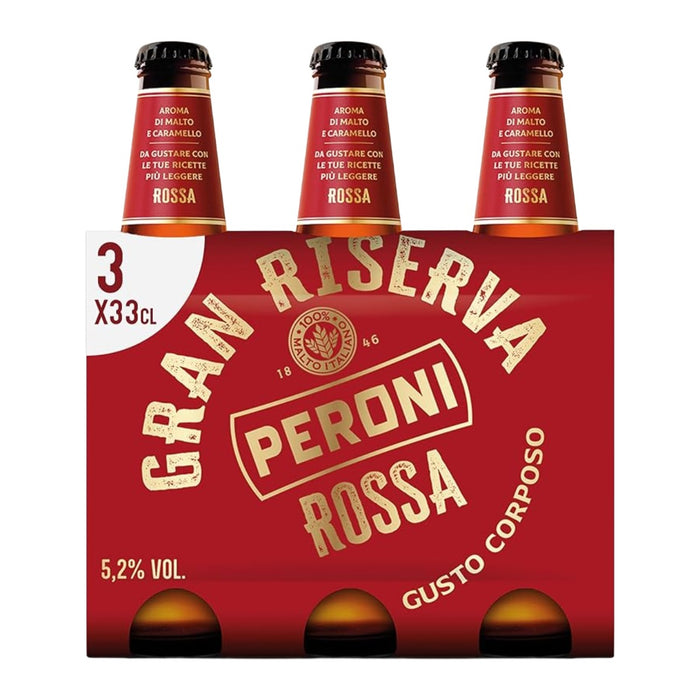 Peroni Italian Red Reserve Beer 5.2% 3x330ml