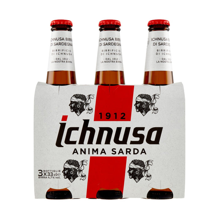Ichnusa Italian Beer 4.7% 3x330ml