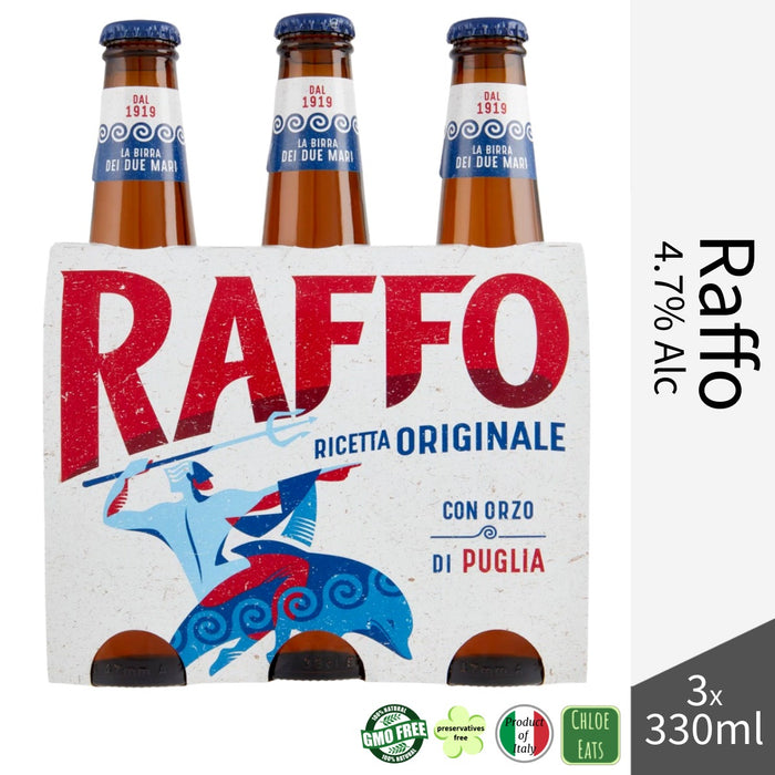 Raffo Italian Beer 4.7% 3x330ml