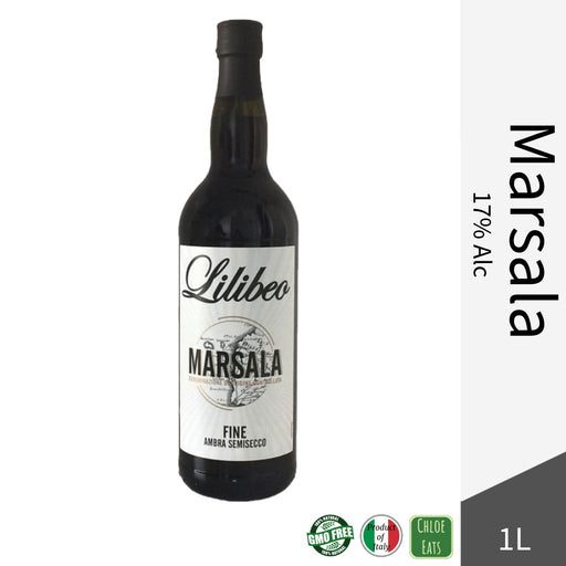 Lilibeo Italian Marsala Semi Dry 17% 1L by Cantine Pellegrino
